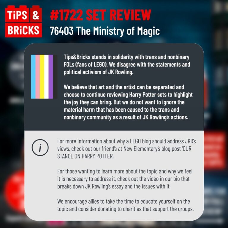 SET REVIEW: 76403 The Ministry of Magic