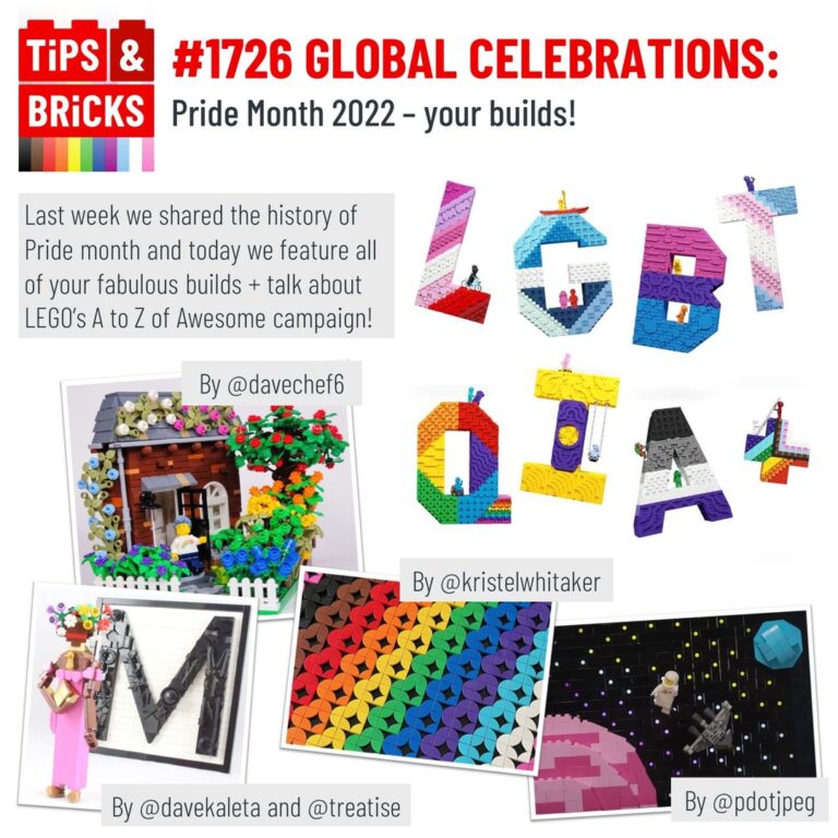 GLOBAL CELEBRATIONS: Pride Month 2022 – your builds!