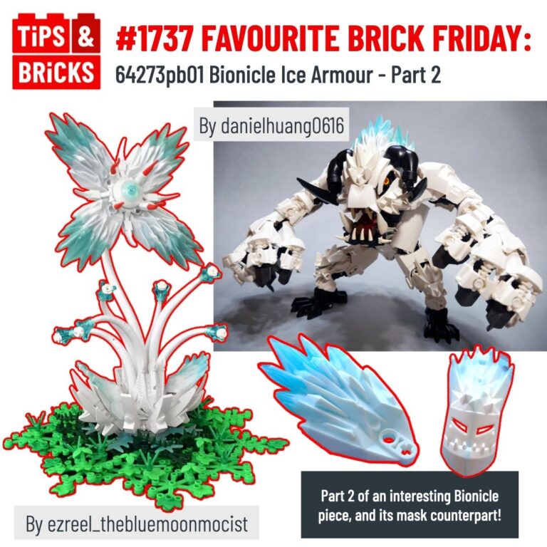 FAVORITE BRICK FRIDAY: 64273pb01 Bionicle Ice Armour - Part 2