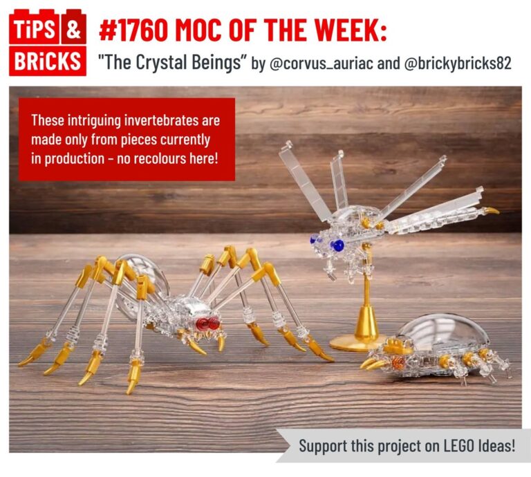 MOC OF THE WEEK: "The Crystal Beings' by @corvus_auriac and @brickybricks82