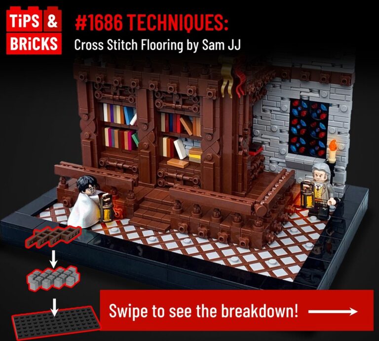 TECHNIQUES: Cross Stitch Flooring by Sam JJ