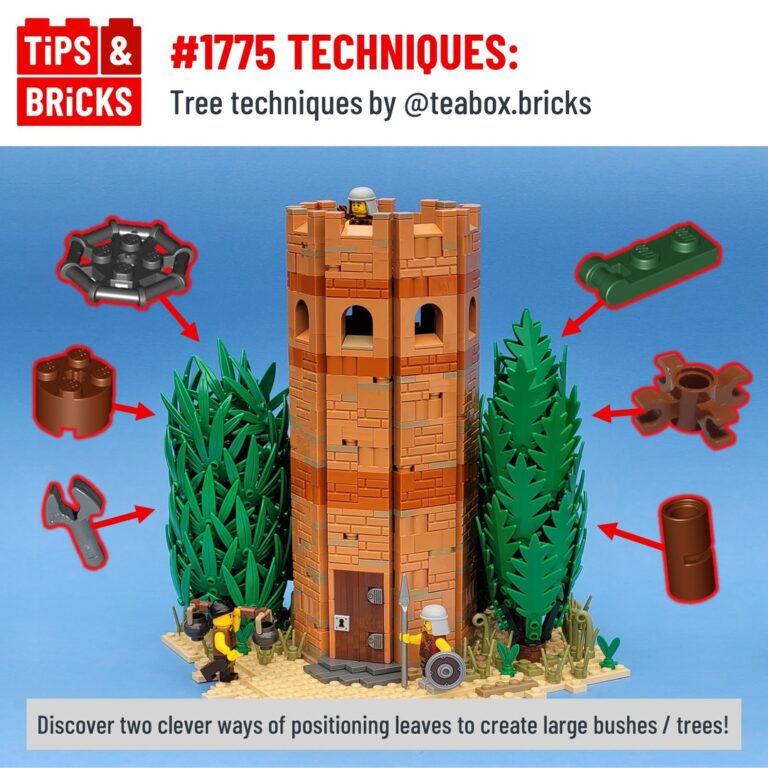 TECHNIQUES: Tree techniques by @teabox.bricks
