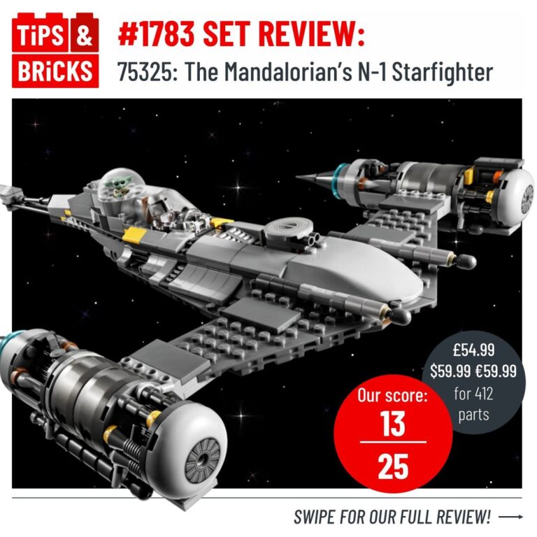 SET REVIEW – 75325 The Mandalorian's N-1 Starfighter