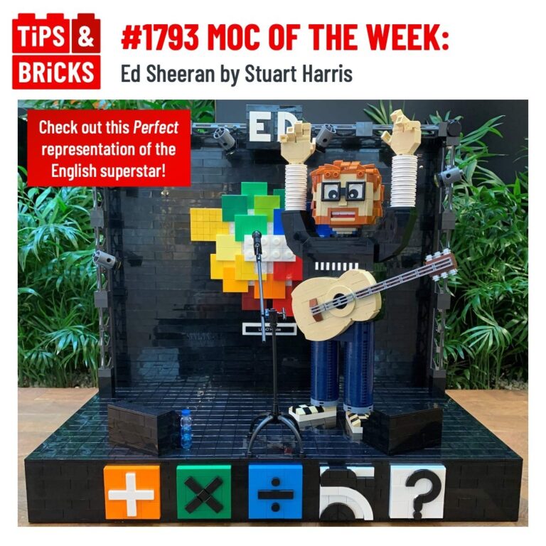 MOC OF THE WEEK: Ed Sheeran by Stuart Harris