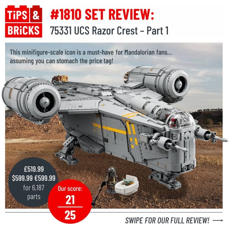 SET REVIEW: 75331 UCS Razor Crest – Part 1