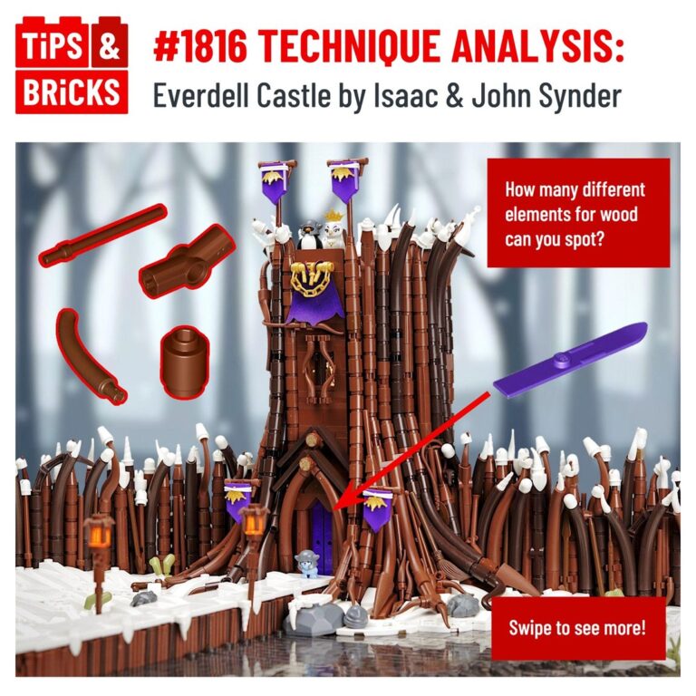 TECHNIQUE ANALYSIS: Everdell Castle by Brickbuilt