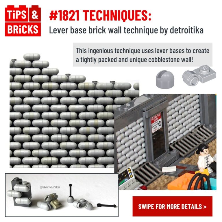 TECHNIQUES: Lever base brick wall technique by @detroitika