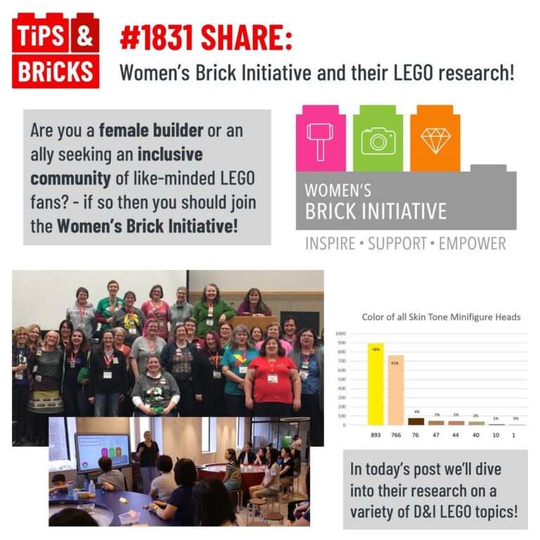 SHARE: Women's Brick Initiative and their LEGO research!