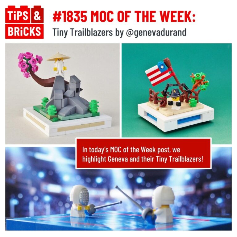 MOC OF THE WEEK: Tiny Trailblazers by @genevadurand