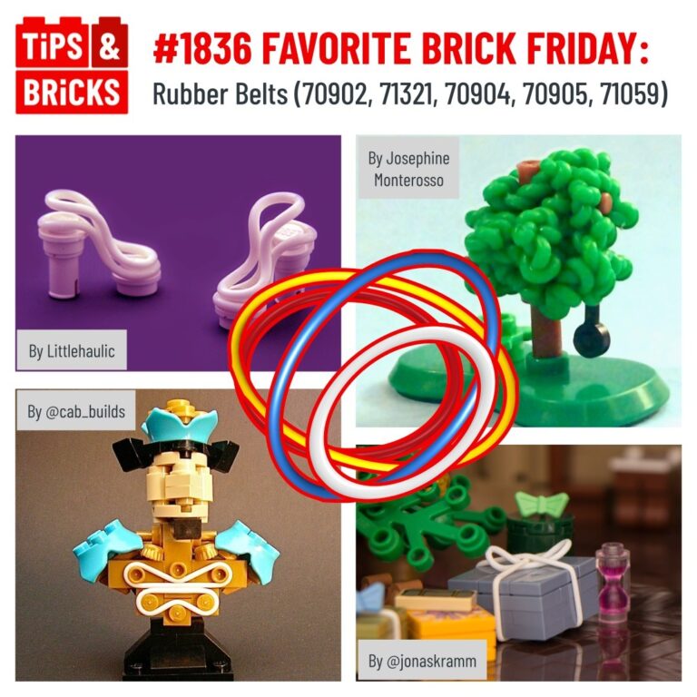 FAVORITE BRICK FRIDAY: Rubber Belts (70902, 71321, 70904, 70905, 71059)