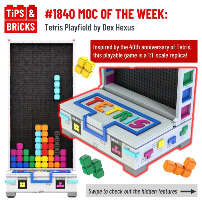 MOC OF THE WEEK: Tetris Playfield by Dex Hexus