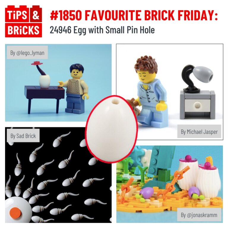 FAVOURITE BRICK FRIDAY: Egg with Small Pin Hole (24946)