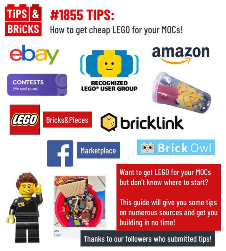 TIPS: How to get cheap LEGO for your MOCs!