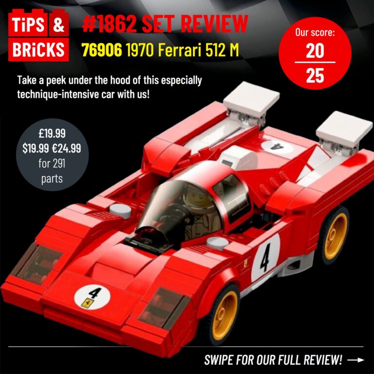 SET REVIEW: 76906 1970 Ferrari 512 M