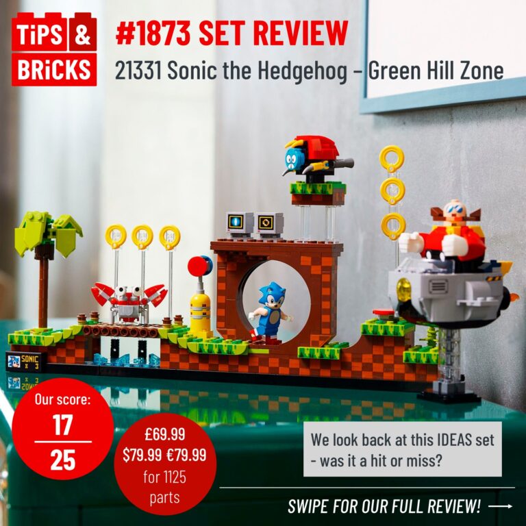 SET REVIEW: 21331 Sonic the Hedgehog – Green Hill Zone