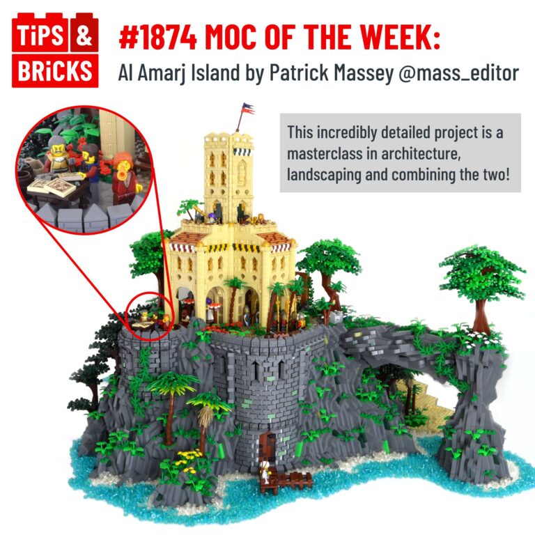 MOC OF THE WEEK: Al Amarj Island by Patrick Massey