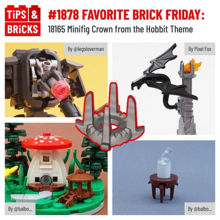 FAVORITE BRICK FRIDAY: Minifig Crown (18165)