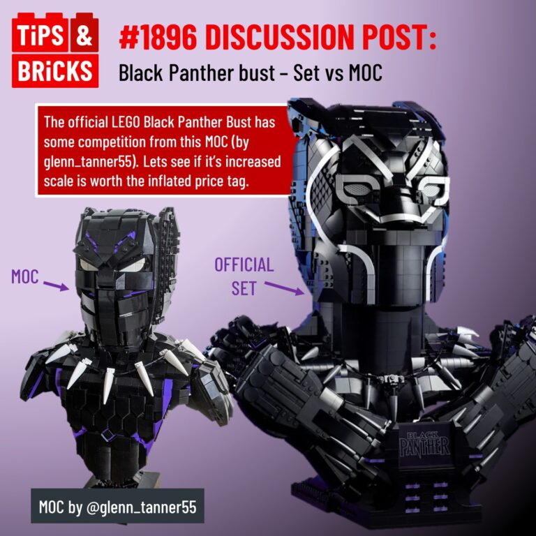 DISCUSSION POST: Black Panther bust - Set vs MOC