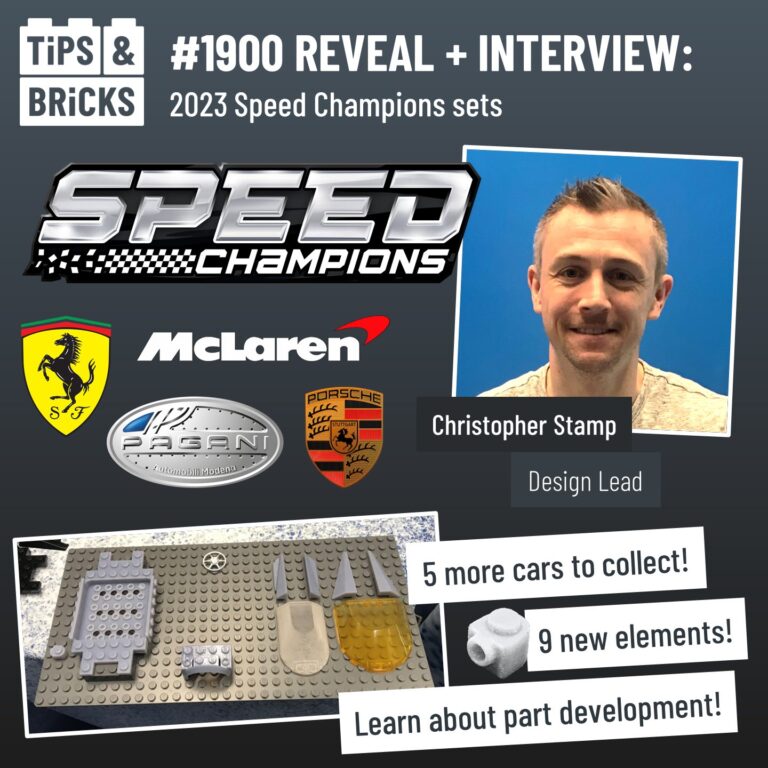 REVEAL + INTERVIEW: 2023 Speed Champions sets