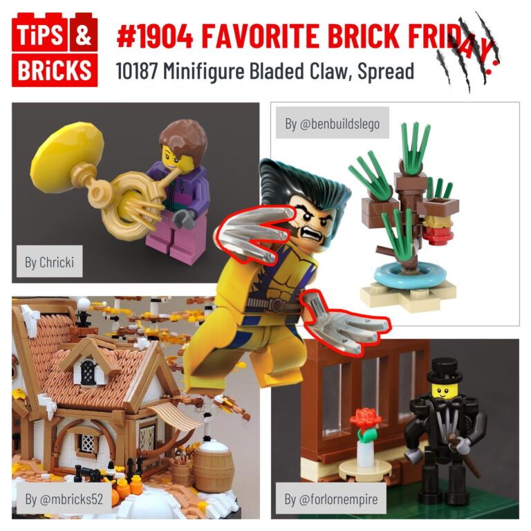 FAVORITE BRICK FRIDAY: Minifigure Bladed Claw, Spread
