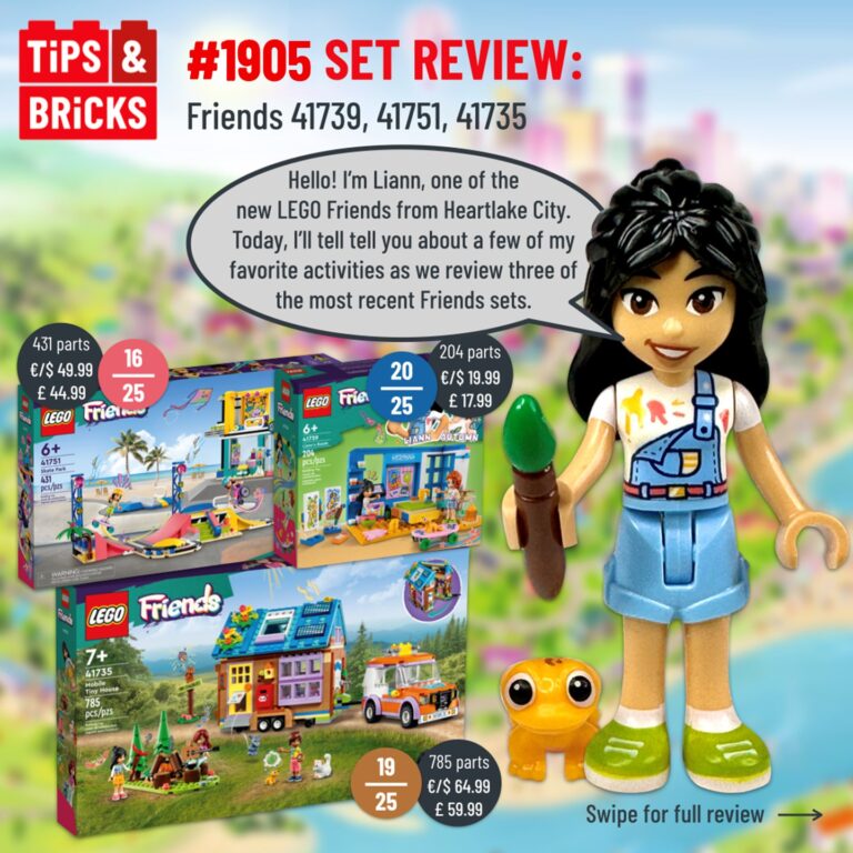 SET REVIEW: Friends 41739, 41751, 41735