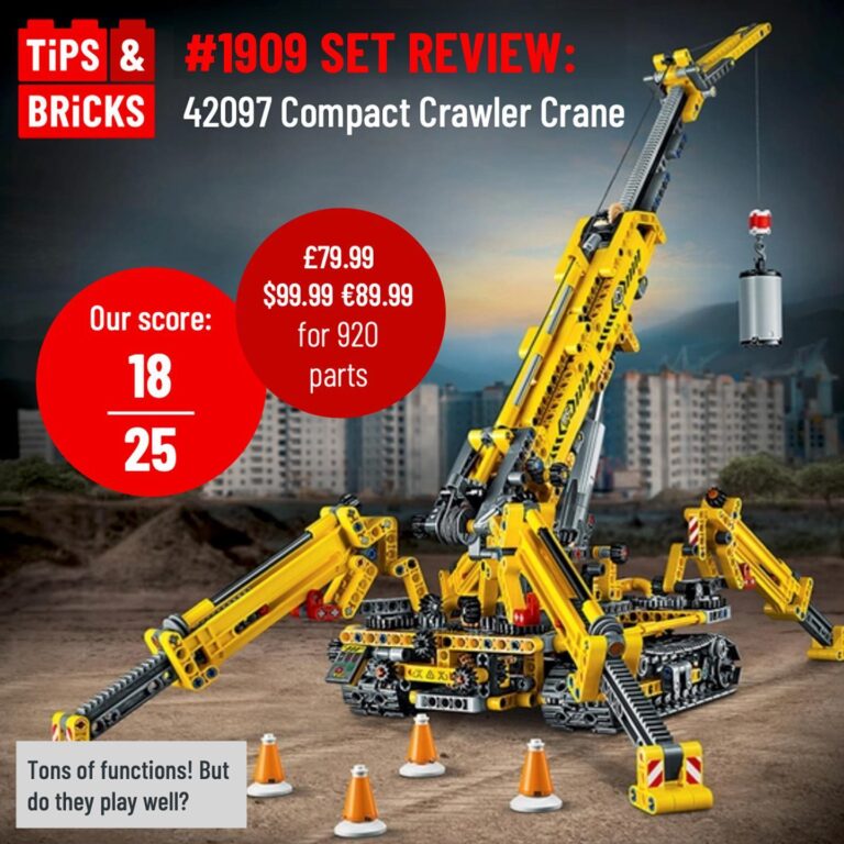 SET REVIEW: 42097 Compact Crawler Crane
