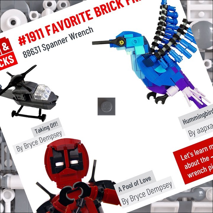 Favourite Brick Friday: 88631 Spanner Wrench