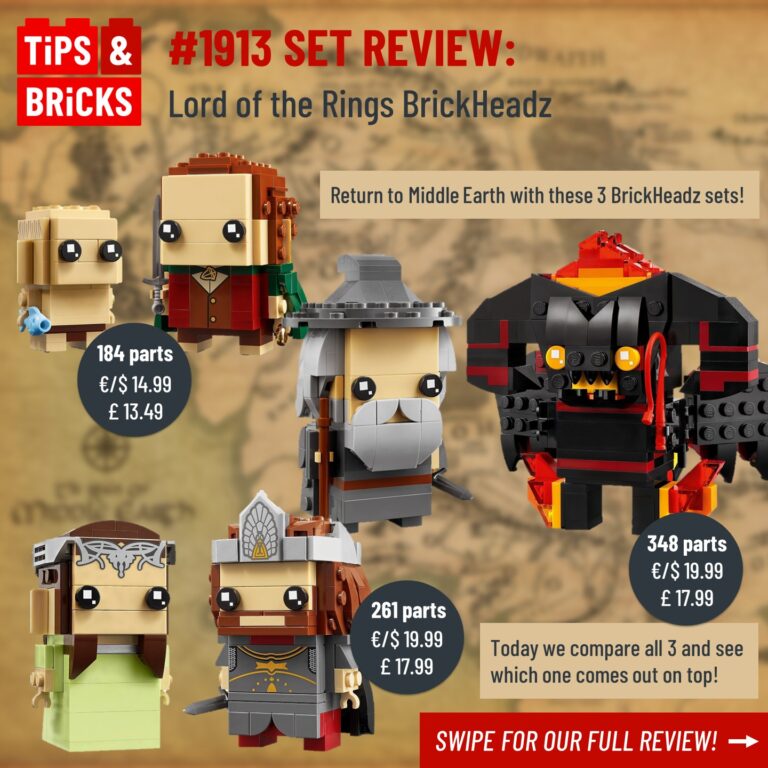SET REVIEW: Lord of the Rings BrickHeadz