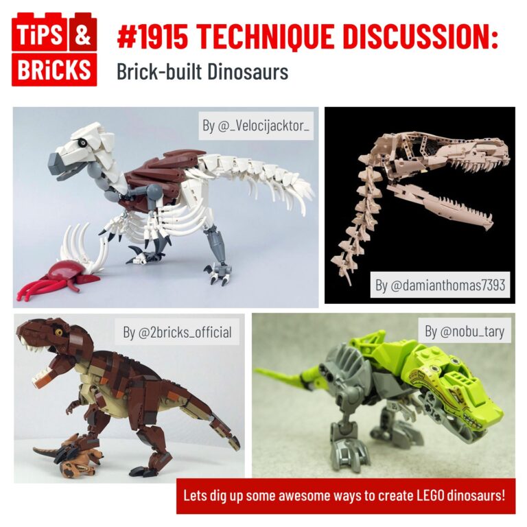 TECHNIQUE DISCUSSION: Brick-built Dinosaurs