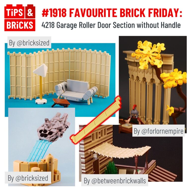FAVOURITE BRICK FRIDAY: 4218 Garage Roller Door Section without Handle