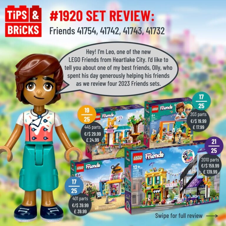 SET REVIEW: Friends 41754, 41742, 41743, 41732