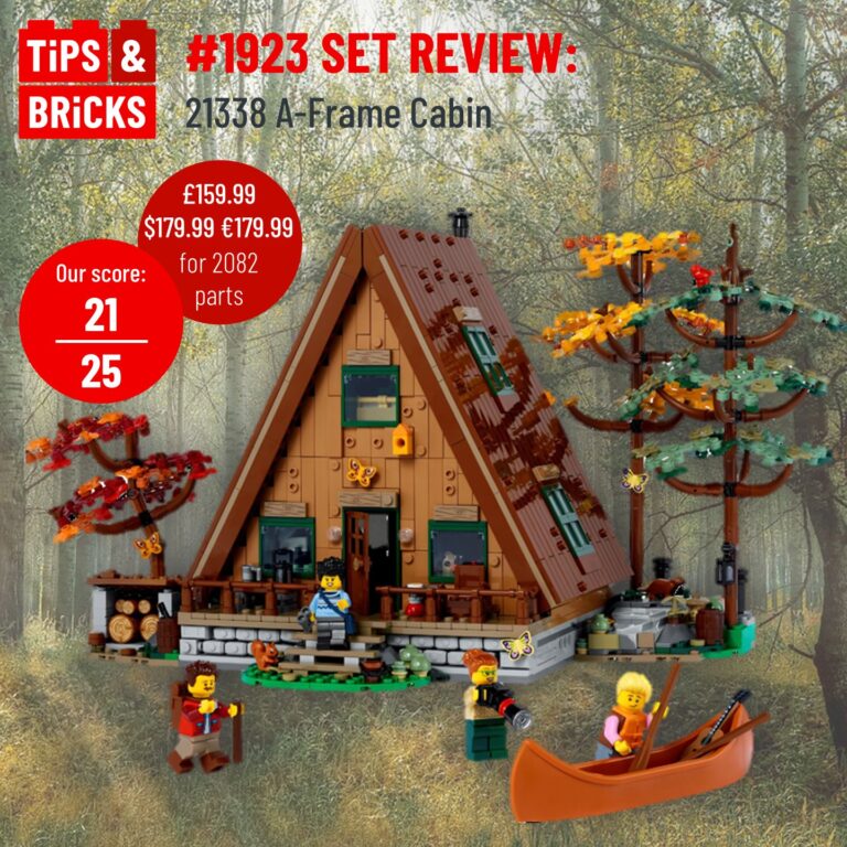 SET REVIEW: 21338 A-Frame Cabin