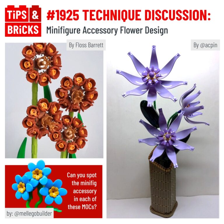 TECHNIQUE DISCUSSION: Minifigure Accessory Flower Design