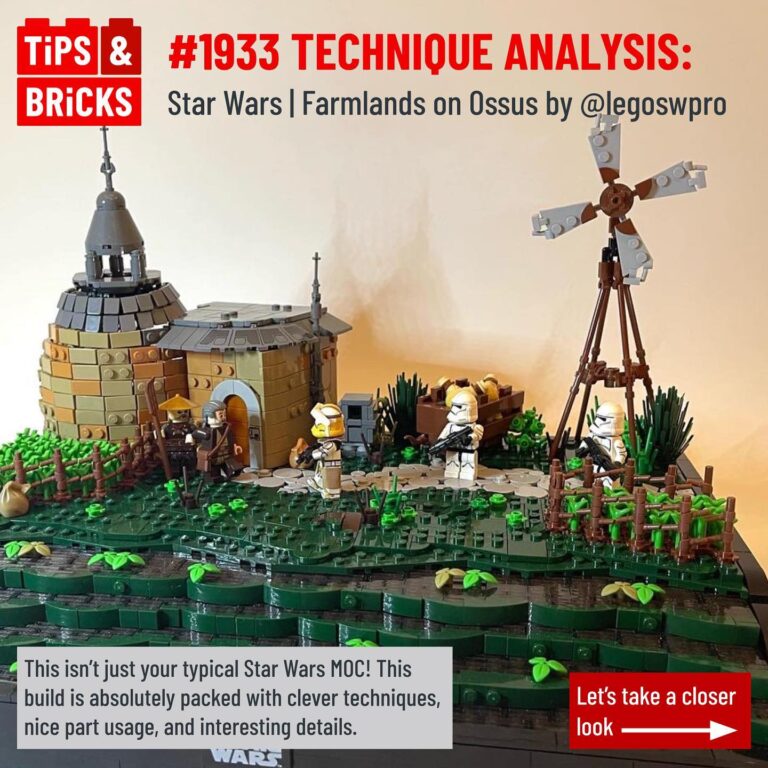 TECHNIQUE ANALYSIS: Star Wars | Farmlands on Ossus by @legoswpro