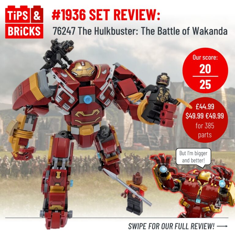 SET REVIEW: 76247 The Hulkbuster: The Battle of Wakanda