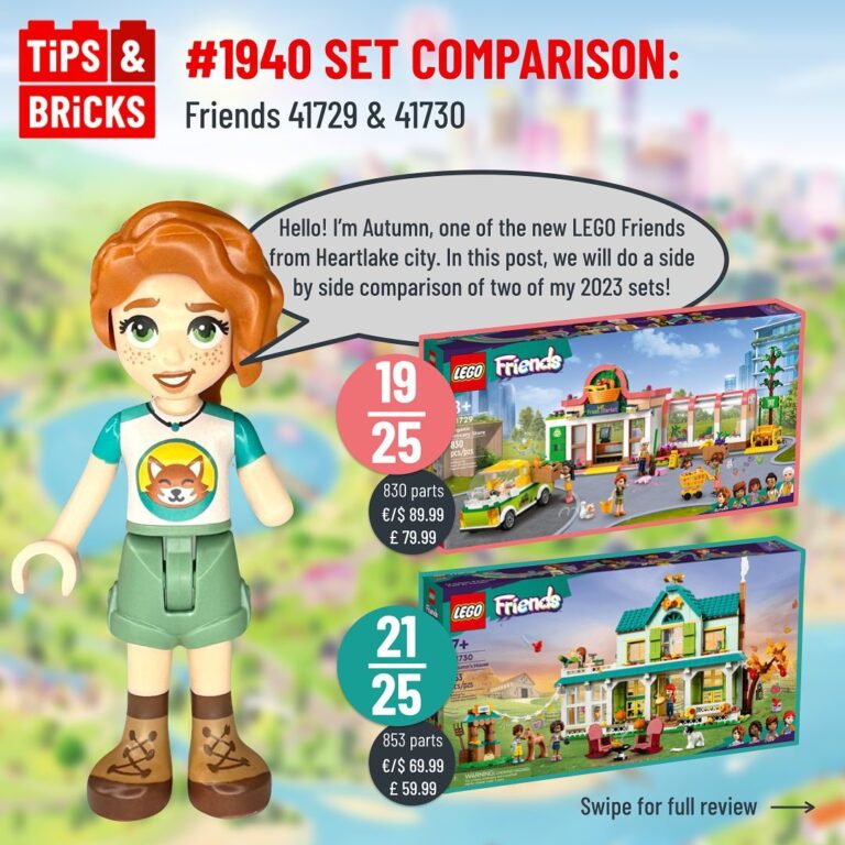 SET COMPARISON: Friends 41729 & 41730
