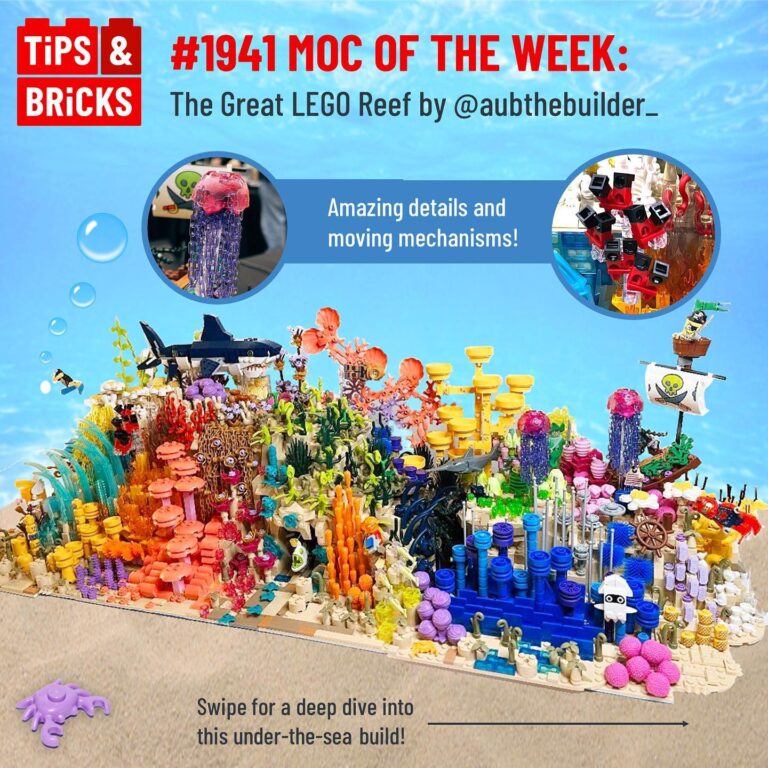 MOC OF THE WEEK: The Great Reef by @aubthebuilder_