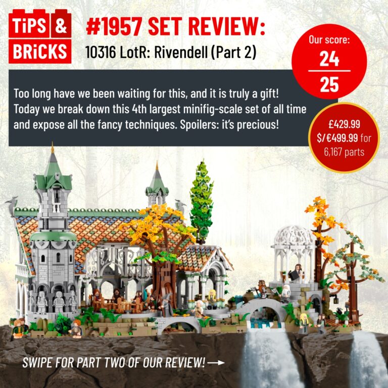 SET REVIEW: 10316 LotR: Rivendell (Part 2)