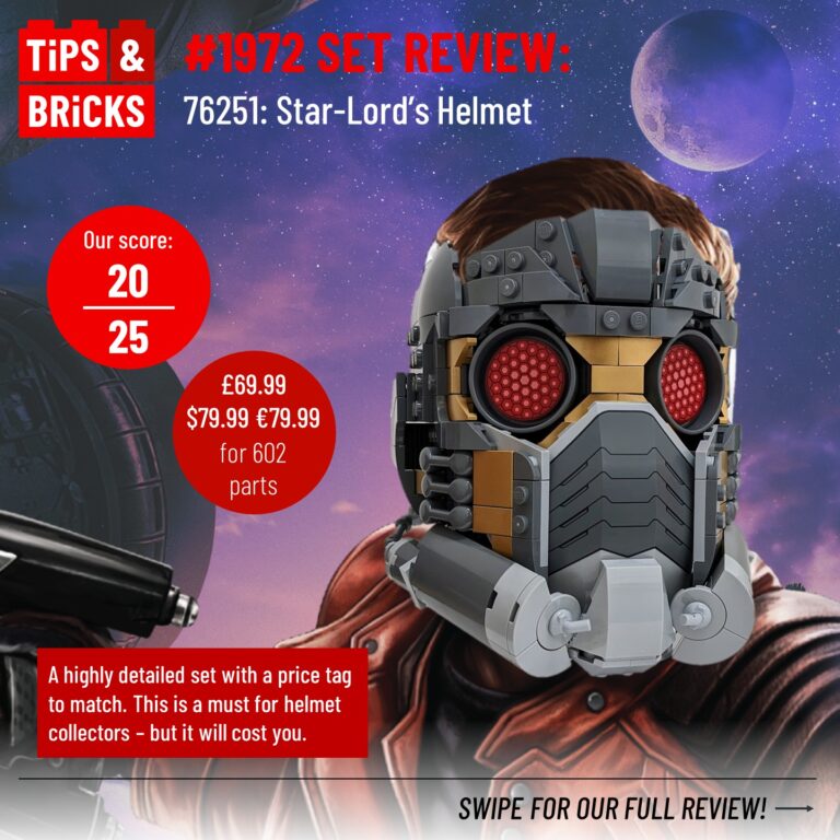 SET REVIEW: 76251 Star-Lord's Helmet