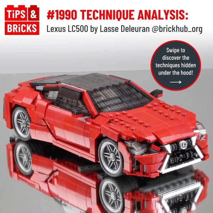 TECHNIQUE ANALYSIS: Lexus LC500 by Lasse Deleuran @brickhub_org