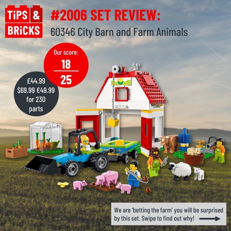 SET REVIEW: 60346 City Barn and Farm Animals
