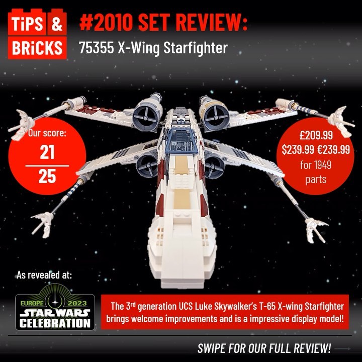 SET REVIEW: 75355 X-Wing Starfighter