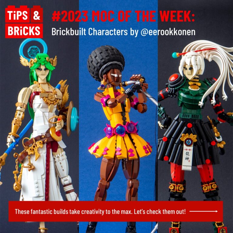 MOC OF THE WEEK: Brickbuilt Characters by @eerookkonen