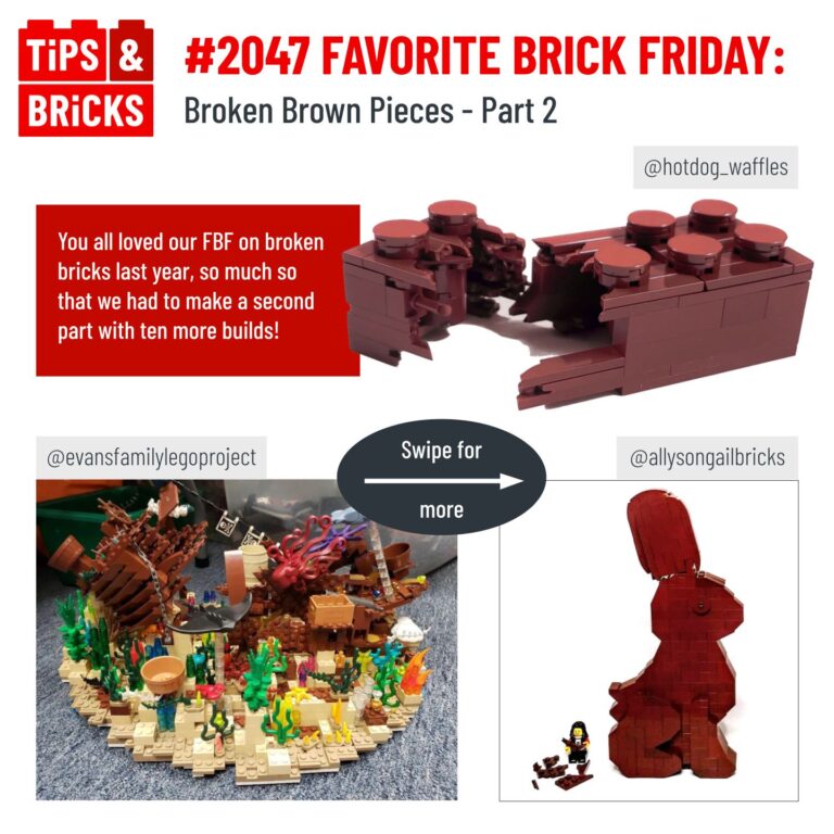 FAVORITE BRICK FRIDAY: Broken Brown Pieces - Part 2