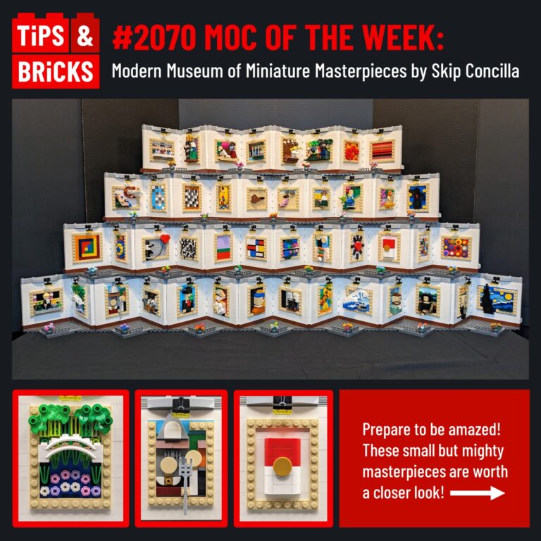 MOC OF THE WEEK: Modern Museum of Miniature Masterpieces by Skip Concilla