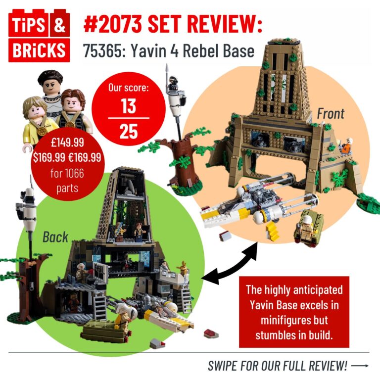 SET REVIEW: 75365 Yavin 4 Rebel Base