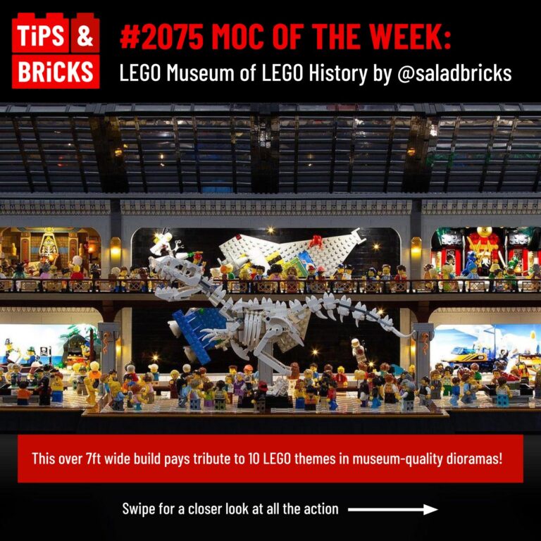 MOC OF THE WEEK: LEGO Museum of LEGO History by @saladbricks