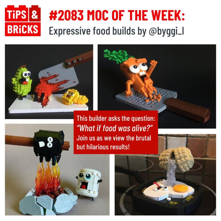 MOC OF THE WEEK: Expressive food builds by @byggi_l