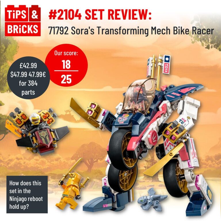 SET REVIEW: 71792 Sora's Transforming Mech Bike Racer