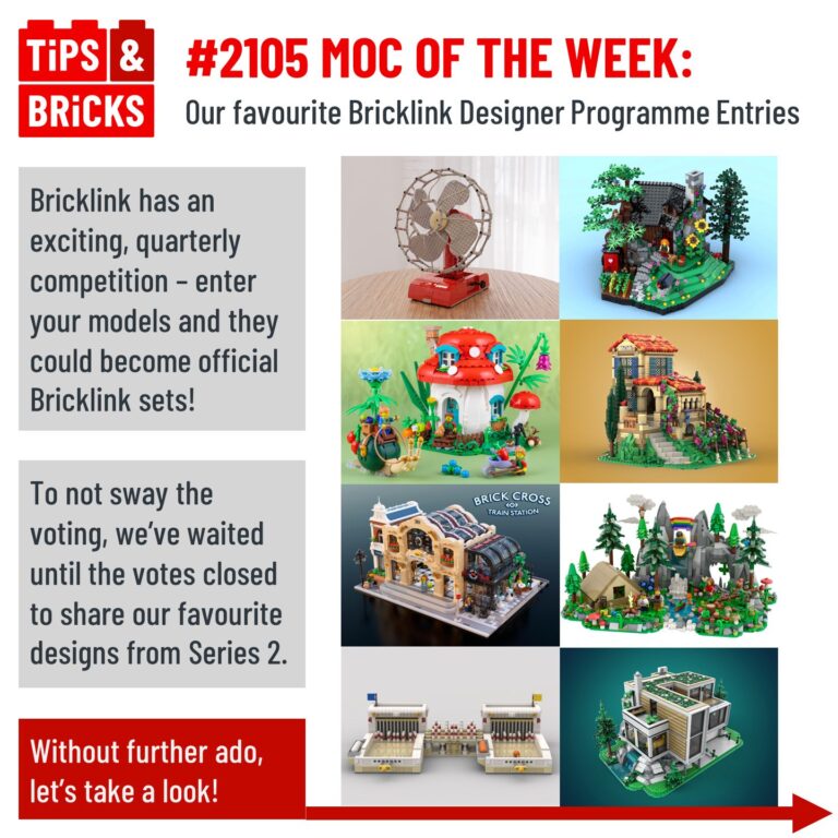 MOC OF THE WEEK: Our favourite Bricklink Designer Programme Entries
